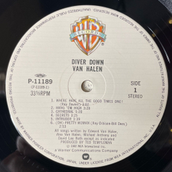 Винтажная виниловая пластинка LP Van Halen Diver Down (Japan 1982) (Obi) Pretty Woman