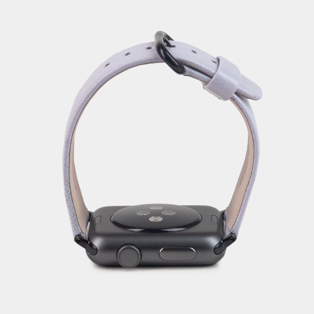 Ремешок для Apple Watch 40/41/42 mm из кожи козы, цвета сирени