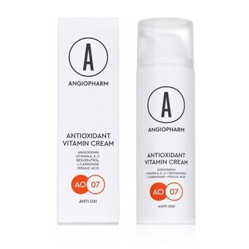 ANGIOPHARM АНТИОКСИДАНТНЫЙ КРЕМ С ВИТАМИНАМИ А, Е, С, 50 МЛ | ANTIOXIDANT VITAMIN CREAM
