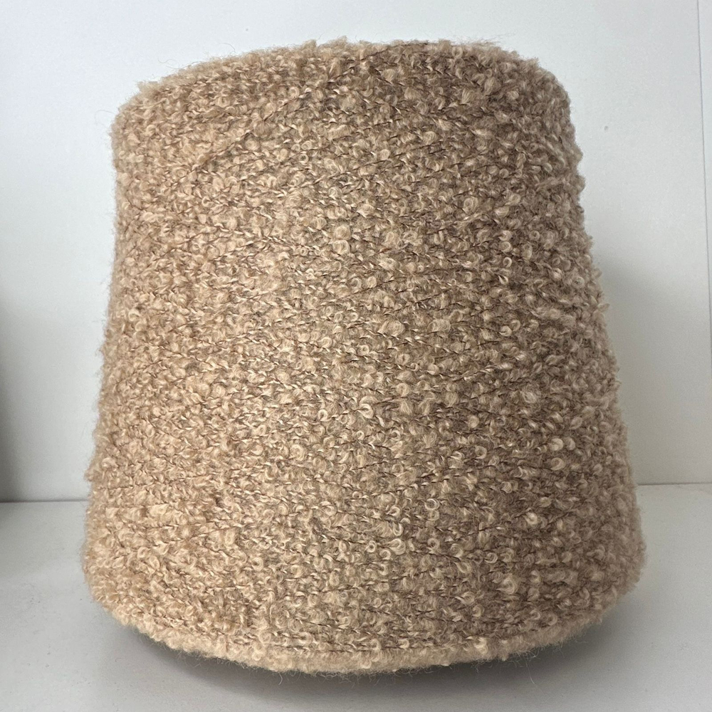 SHIRAZ BOUCLE - Ri.Go; 85% пух верблюжонок, 13% п/а, 2% эластан; 450м/100гр; col. 191116, цвет: песочный; S703