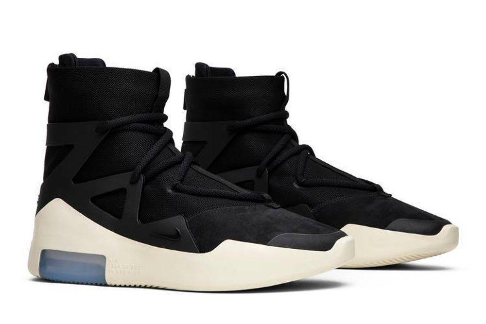 Nike Air Fear Of God 1 Black Fog Hyper Sneakers