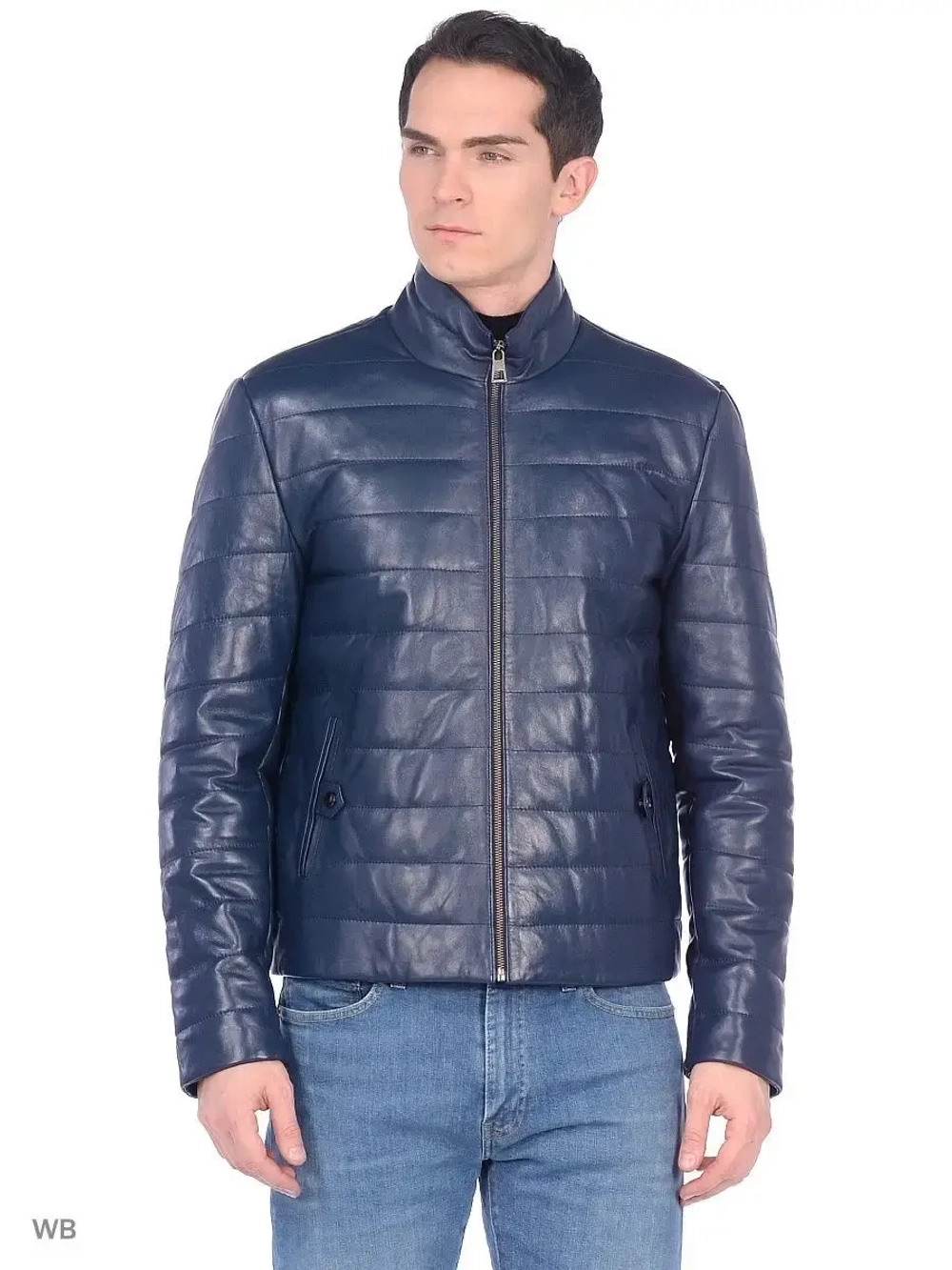 Кожаная куртка мужская демисезонная