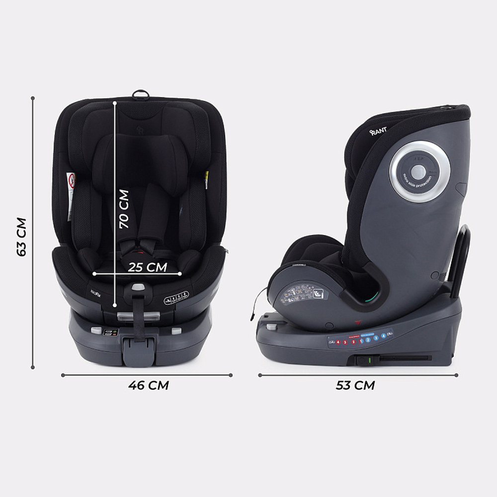 Автокресло Rant MultiFix TP01 Black