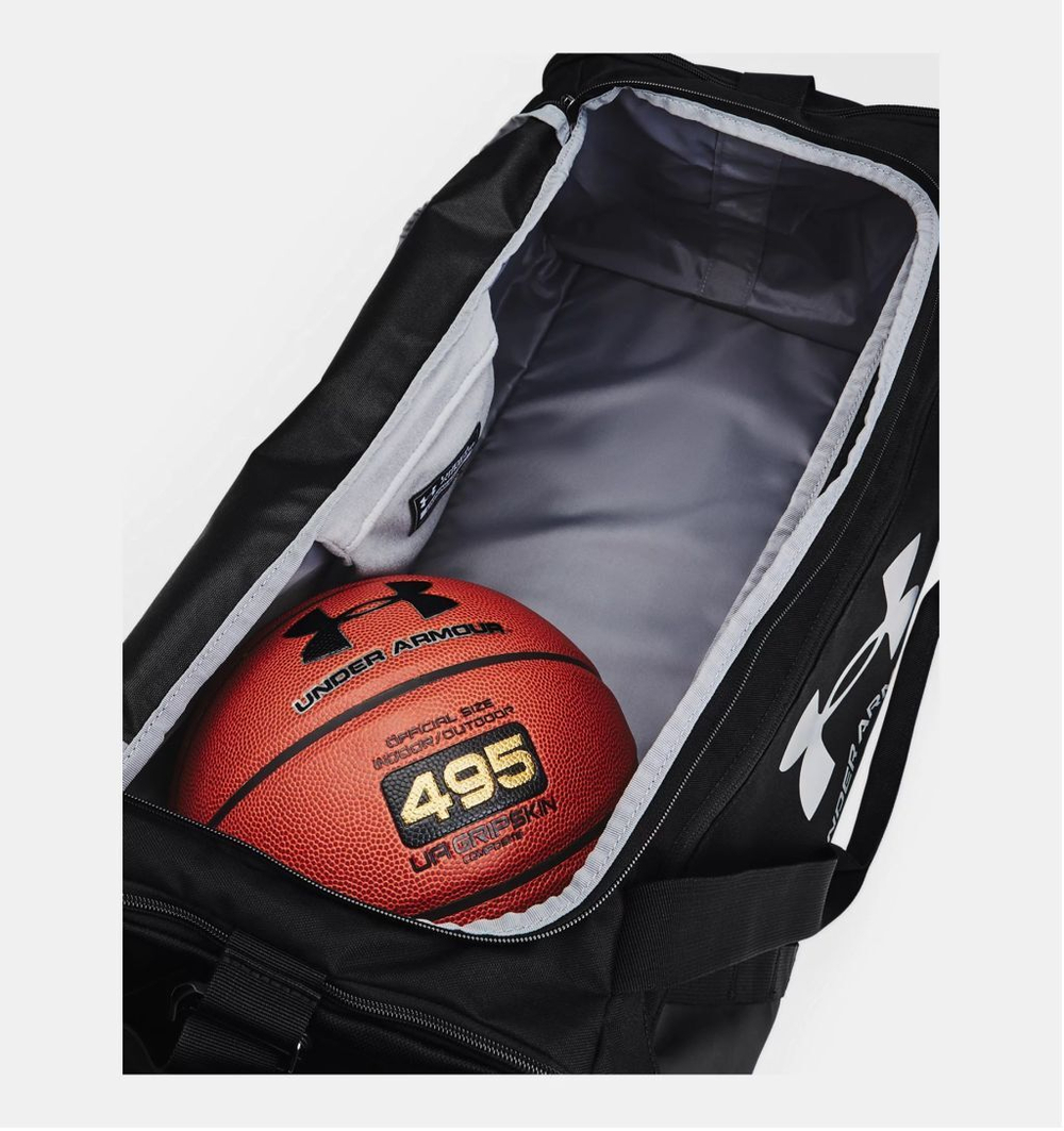 Сумка спортивная Under Armour Undeniable 5.0 Duffle Bag MD - black/metalic silver