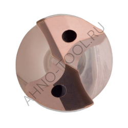 Сверло 17.0мм монолитное твердосплавное 3D с подводом СОЖ. SP-X801031700 VHM AHNO