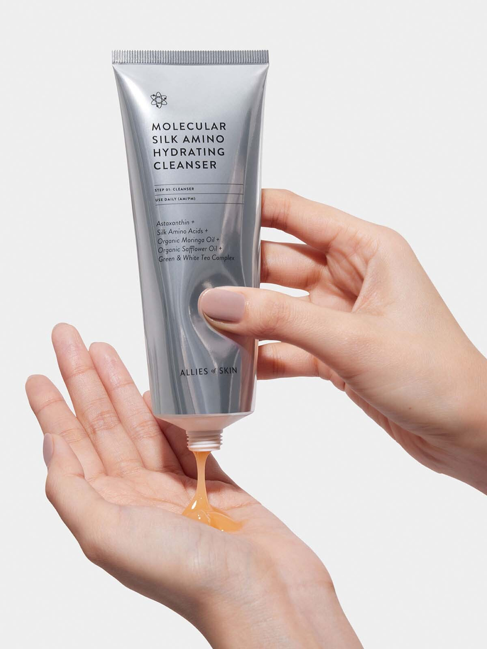 Allies of Skin Molecular Silk Amino Hydrating Cleanser очищающее средство 100 ml
