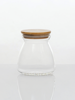 Банка стеклянная "Корли" с бамбуковой крышкой 650 мл