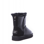 Угги Mini Zip Metallic Black