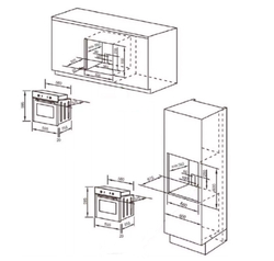 Электрический духовой шкаф Midea MO37001X