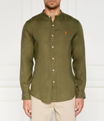 Льняная рубашка POLO RALPH LAUREN - хаки(710906946)