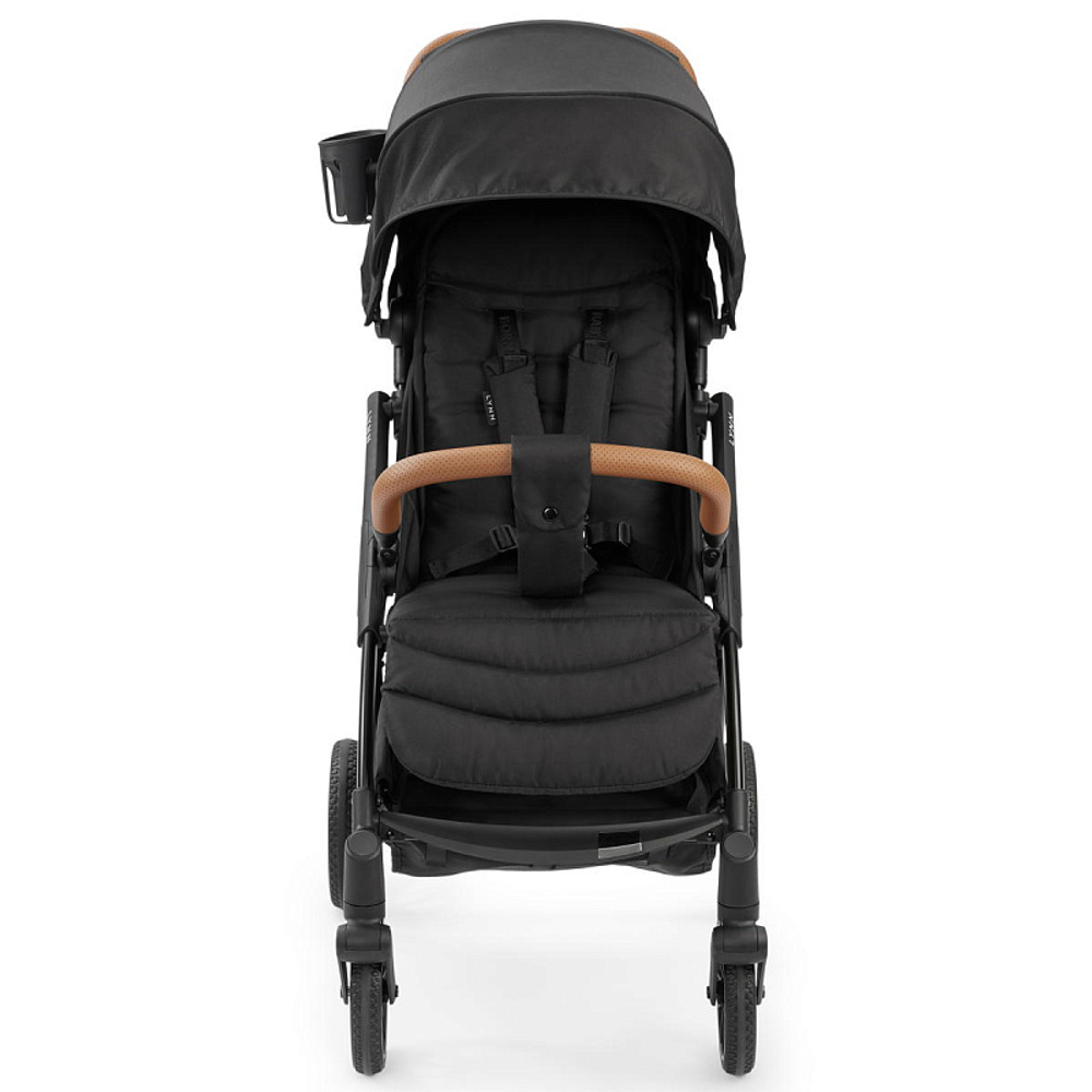 Детская прогулочная коляска Happy Baby Lynn black & flora