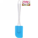 Лопатка силиконовая 23,5*5см прозрачная ручка