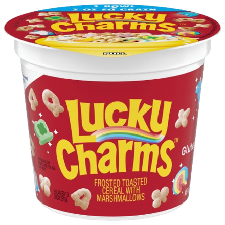 Сухой завтрак Lucky Charms в чашке