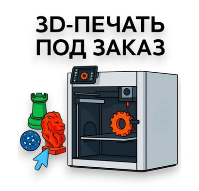 Услуга 3Д печати под заказ