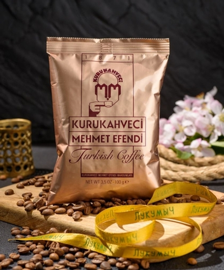 Турецкий молотый кофе Kurukahveci Mehmet Efendi 100 гр