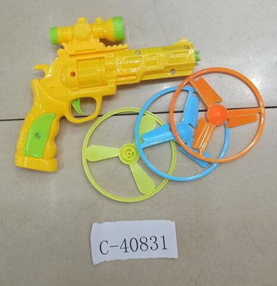 Игровой набор Запускалка пистолет со светом 3 кольца, 3-4 цвета микс, с-40831