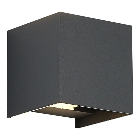 SL9513.701.01 Светильник уличный настенный ST-Luce серый/серый LED 1*10W 2700K BRIK