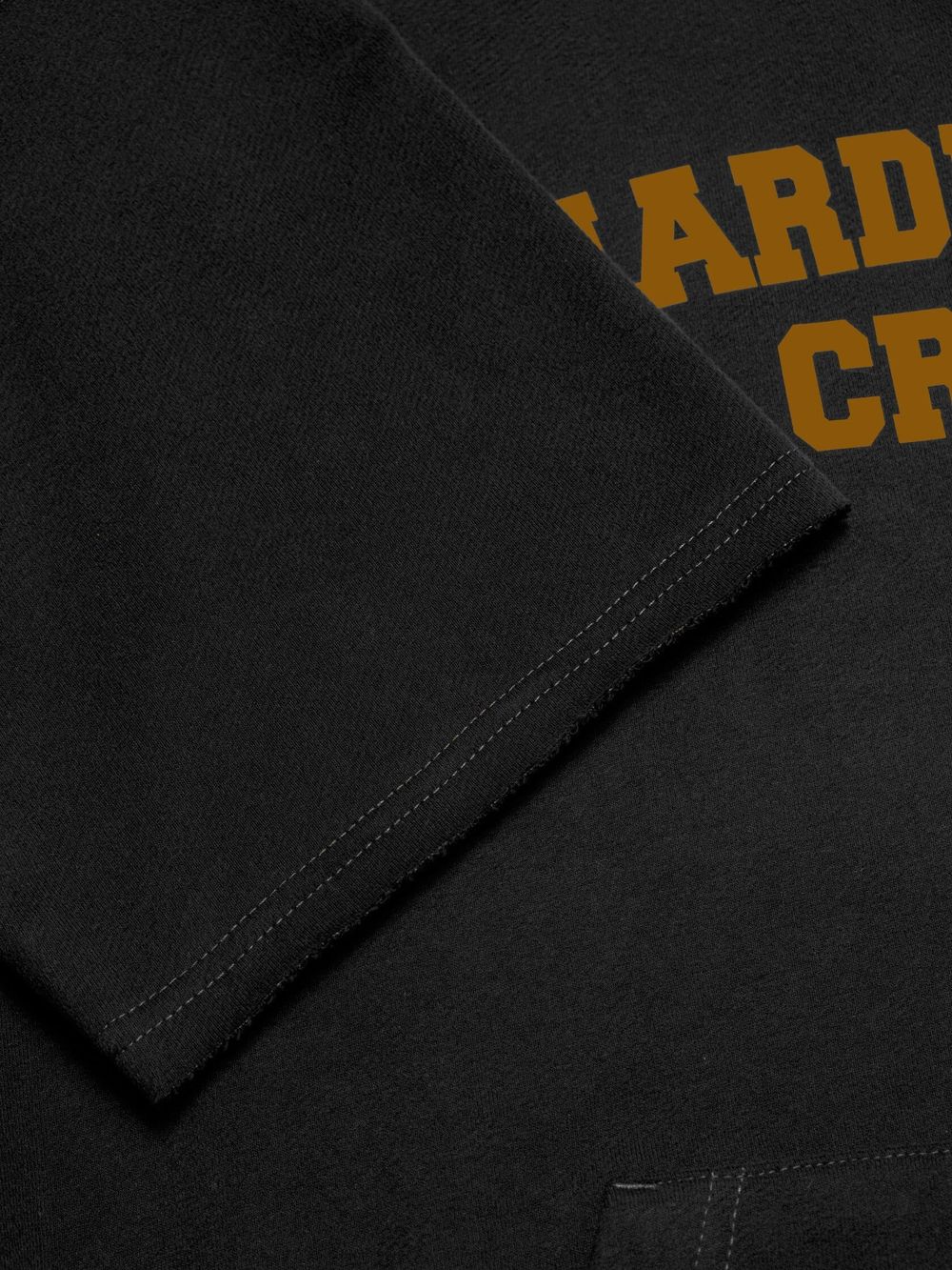 Толстовка Hardlunch Crew с коротким рукавом черная