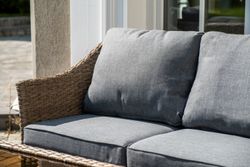 "Овьедо" лаунж-зона из искусственного ротанга на 4 персоны, цвет соломенный