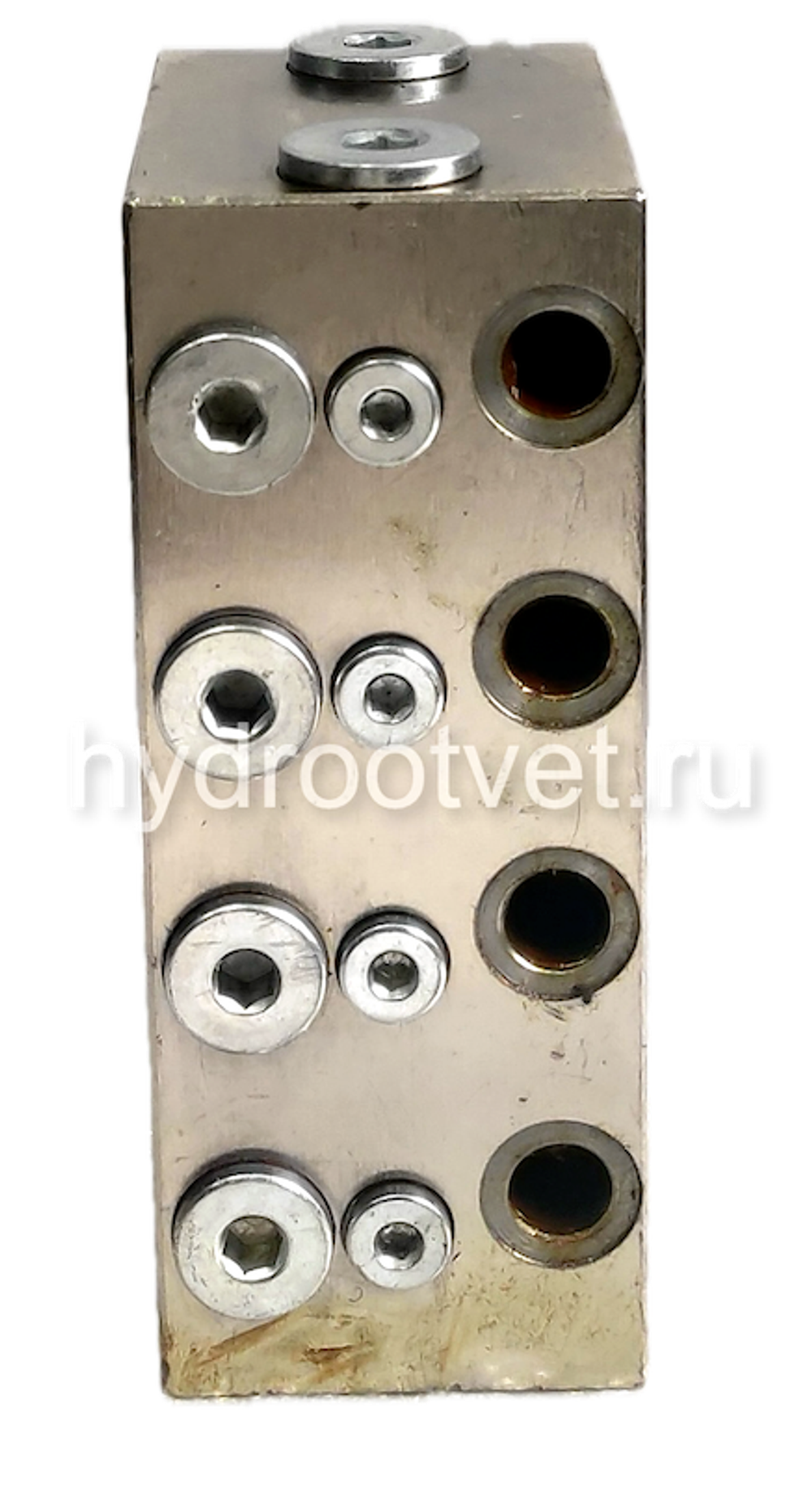 VSG8-KR - Питатель для двухлинейных систем смазки с рабочим давлением 400 бар, количество выходов 8, максимальная доза 2,3 мл/цикл, с регулятором и индикатором