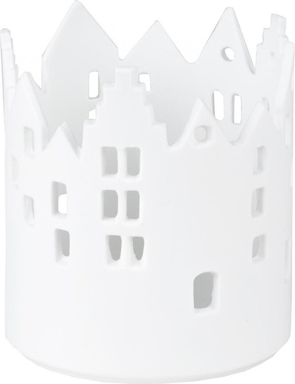 Подсвечник Raeder City Light, фарфор, 9 8 см, белый