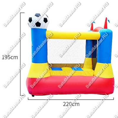 Коммерческий надувной батут "Весёлый футболист"  2.3*2.2*1.9 м