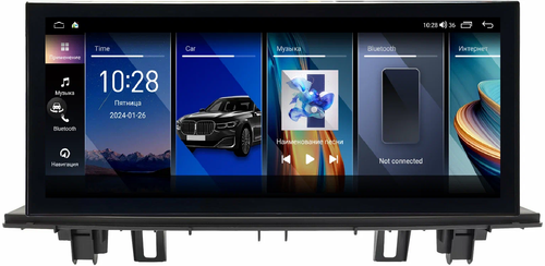 Магнитола для BMW X1 (F48) 2015-2017 NBT - Kuberg монитор 12.5" в стиле LEXUS на Android 12, 2К экран, Быстрая, CarPlay, 4G SIM-слот