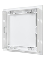 Люк ревизионный Л фланец 146х146 нажимной 168х168 пластик EVECS