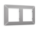 AF110502 Рамка ALFA Line (Сталь матовый) 2-ая