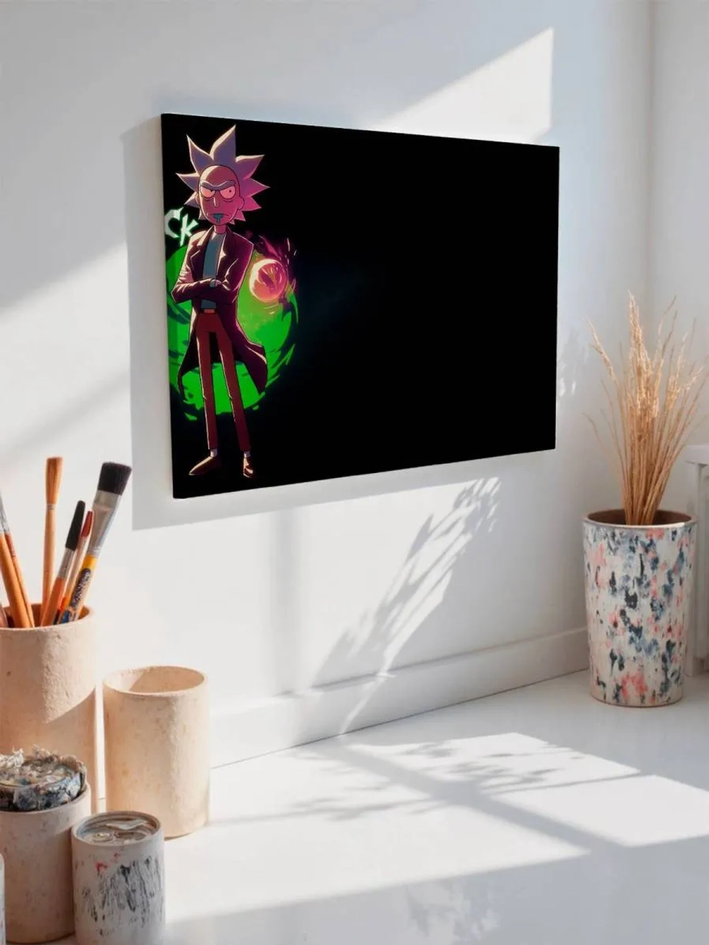 Картина на стену 40 X 50 Рик и Морти