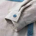 Сорочка Ymkashix Velvet Button мужская светло-серый / синий