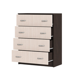 Басса (Бася) КМ 554 Комод 4 ящика Венге / Дуб белфорт