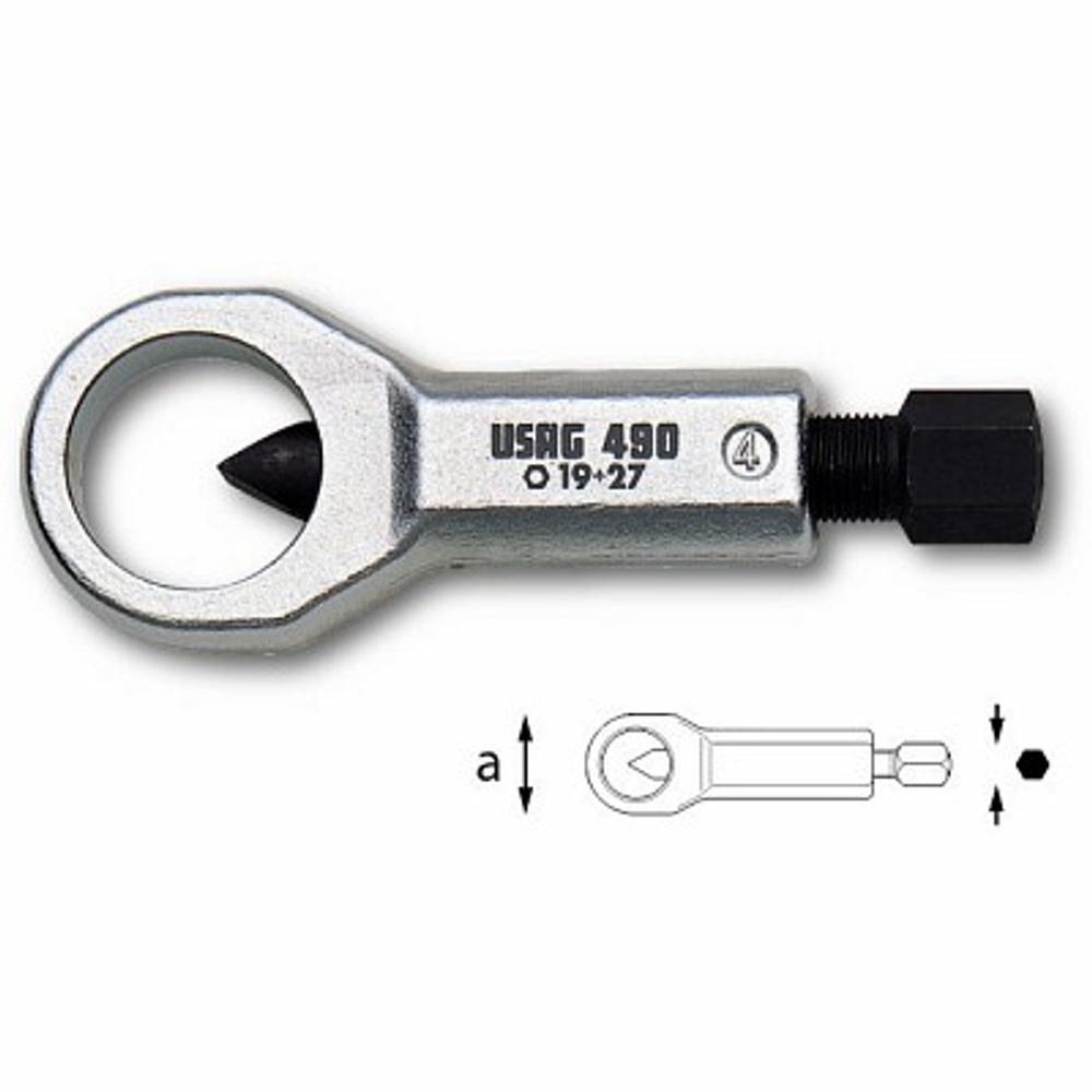 490 Инструмент для раскалывания гаек 5-10мм, USAG (Италия)