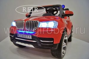 Детский электромобиль River Toys BMW T005TT красный