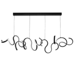 637117 Люстра CORINTO 60W LED 2380LM ЧЕРНЫЙ 3000K