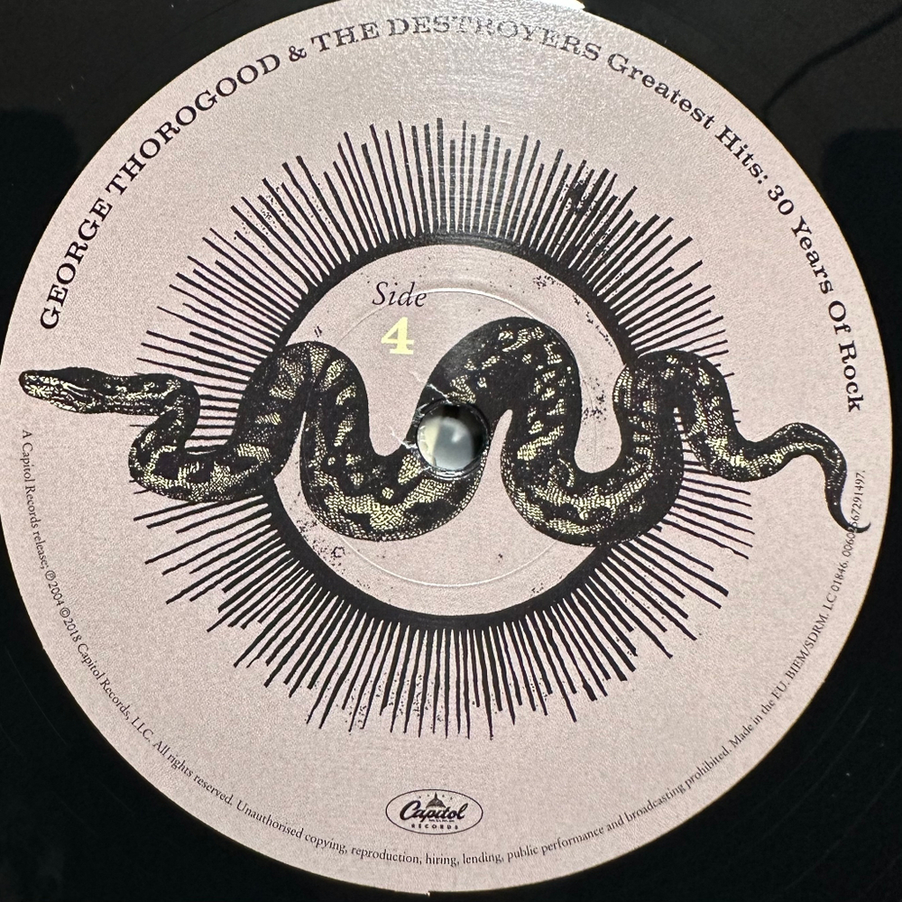 George Thorogood & The Destroyers - Greatest Hits: 30 Years Of Rock 2LP (Европа 2018г.)