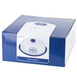 Блюдо с крышкой " " 24х24х9,5см d=24см (подарочная упаковка)