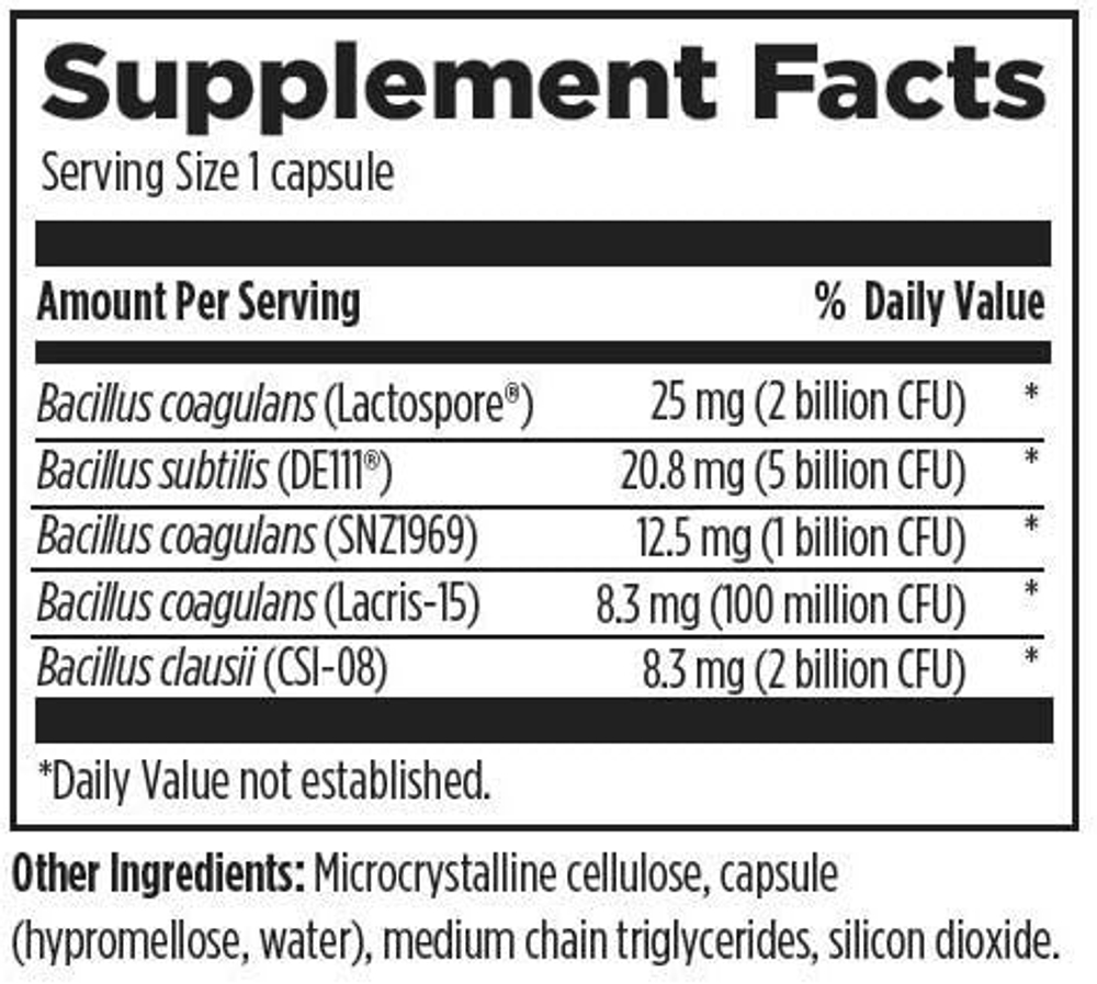 Designs for health ProbioSpore 60 vegcaps