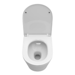 Унитаз подвесной безободковый с сиденьем и смывом TORNADO BelBagno TRE-TOR BB5180CH-TOR/SC