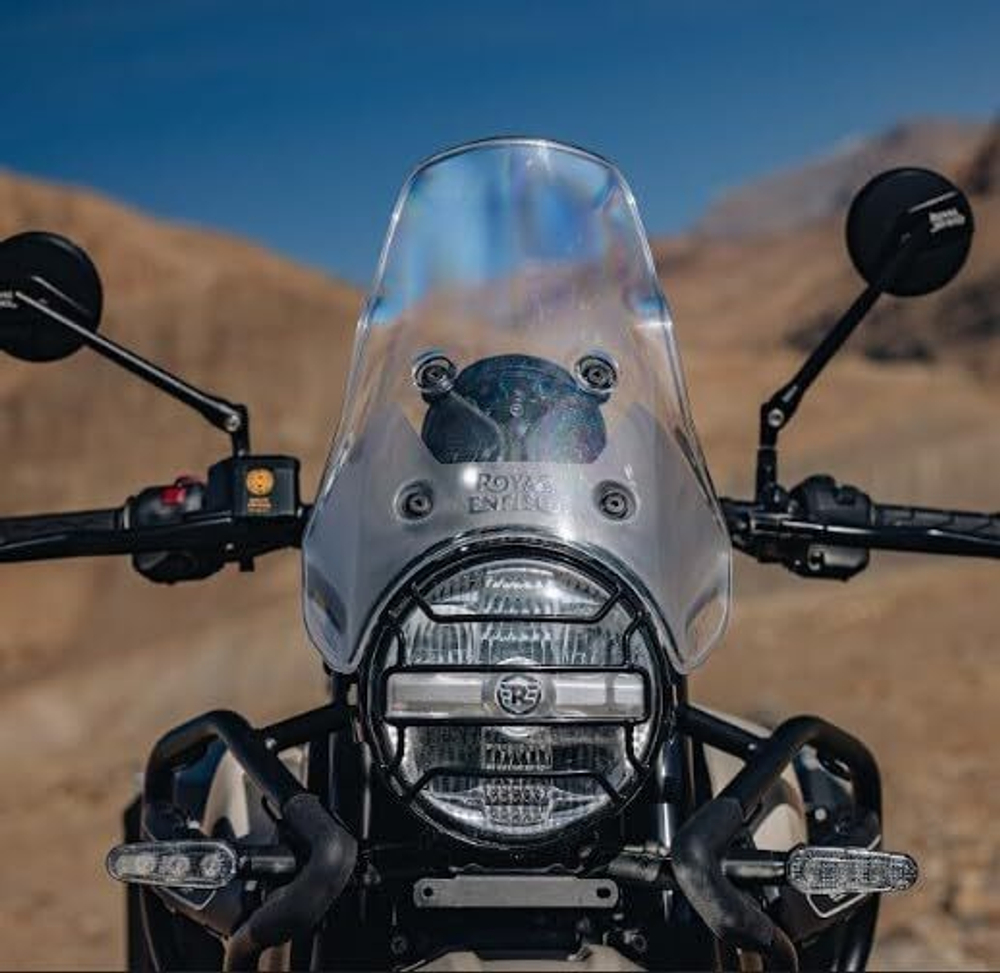 Стекло ветровое высокое Royal Enfield, тип - "Adventure", арт. KXA00425