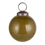 Ёлочный шар pebbled green