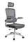 Кресло для руководителя Gramber С16 Сетка серая/Ткань серая/Белый