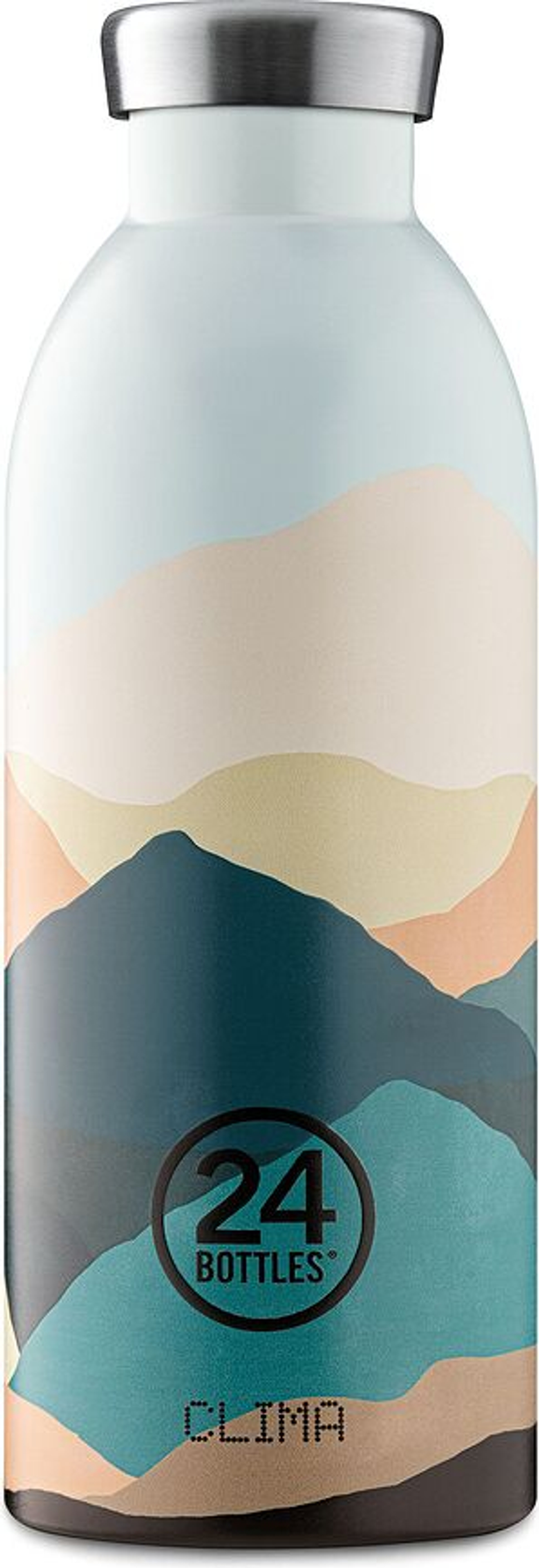 Термокружка 24Bottles, Clima Mountains, 500 мл, нержавеющая сталь, разноцветная