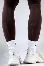 Леггинсы High-Waist Push-Up Leggings POWER 888 DARK BROWN