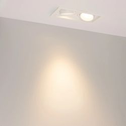 Светильник MS-VORTEX-BUILT-S210x117-2x20W Warm3000 (WH-WH, 40 deg, 230V) (Arlight, IP20 Металл, 5 лет) 057763