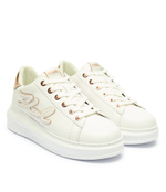 Кожаные кроссовки kapri signia emboss Karl Lagerfeld - белый(KL62511A)