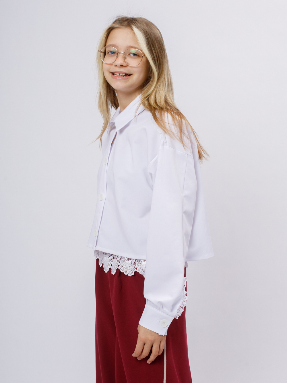 Жакет рубашка школьная