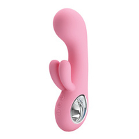 Розовый компактный вибратор-кролик 15,4см Pretty Love Chris Pink BI-014507-1