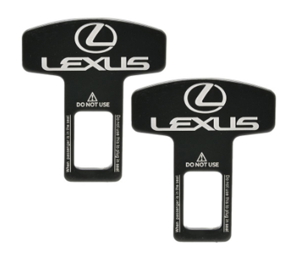 Заглушка ремня Mashinokom LUX - "Лексус" ZML 0201 металл с лазерной гравировкой