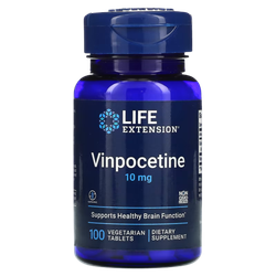 Life Extension Vinpocetine 10 mg 100 tablets , Винпоцетин